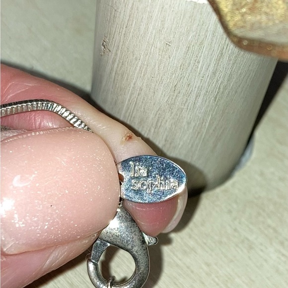 Lia Sophia 36" Necklace Silver with Beads - Picture 7 of 8